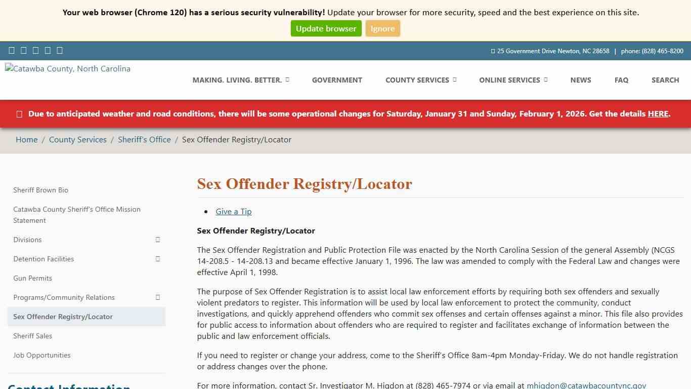 Catawba County, North Carolina